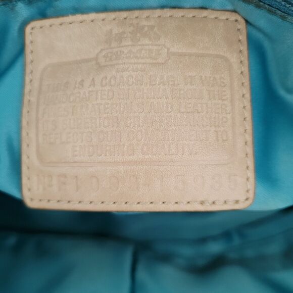 Coach Madison Hand Bag Shoulder Bag Beige 15935 Medium Multiway Satine Fair - Picture 7 of 13